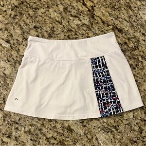 Women's Bolle White Tennis/Pickleball Skirt, Size Small